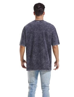Foto 3 | Foto 3 | Camiseta Bashkkuytrlsy Extragrande Vintage De Algodón Lavado A La Piedra - Venta Internacional.