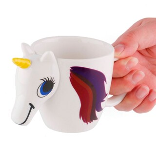 Foto 5 | Foto 5 | Taza Magic Unicorn Para Cabello Que Cambia De Color Con Cuerno 350 Ml - Venta Internacional.