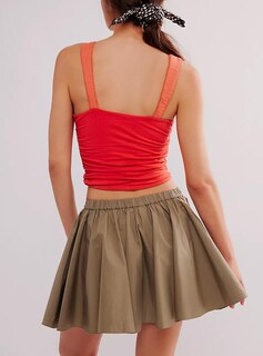 Foto 5 | Foto 5 | Camiseta Sin Mangas Yiulangde Con Cuello Cuadrado Y Tiras Halter Para Mujer - Venta Internacional.
