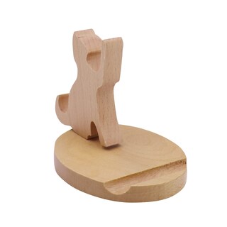 Foto 2 | Foto 2 | Soporte Para Teléfono Móvil Mosstyus Lindo Cat Soporte Para Teléfono De Madera - Venta Internacional.