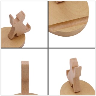 Foto 5 | Foto 5 | Soporte Para Teléfono Móvil Mosstyus Lindo Cat Soporte Para Teléfono De Madera - Venta Internacional.