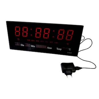 Foto 2 | Foto 2 | Reloj De Pared Led Digital Con Fecha Y Temperatura - Venta Internacional.