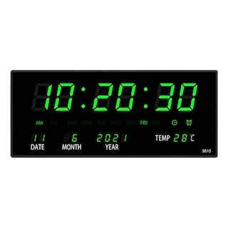 Foto 1 | Foto 1 | Reloj De Pared Led Con Calendario Perpetuo Digital Para Sala De Estar - Venta Internacional.