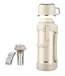 ''termo De Acero Inoxidable Doble Para Café Y Agua Botella Blanco ''