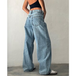 Foto 3 | Foto 3 | Vaqueros Mxiqqpltky De Talle Bajo Pierna Ancha Y Recta Para Mujer - Venta Internacional.