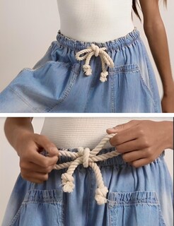 Foto 7 | Foto 7 | Jeans Hooever Para Mujer  Holgados  Pernera Ancha  Estilo Novio  Color Azul Claro  Talla Xs - Venta Internacional.