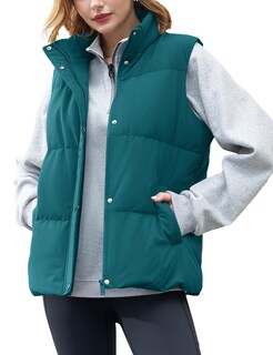 Foto 1 | Foto 1 | Chaleco Acolchado Yucolen Green Down 85% Pluma De Pato Para Mujer Xl - Venta Internacional.