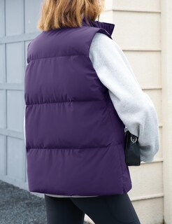 Foto 7 | Foto 7 | Chaleco Acolchado Yucolen Plumón Morado 85% Plumas De Pato Mujer 2024 - Venta Internacional.