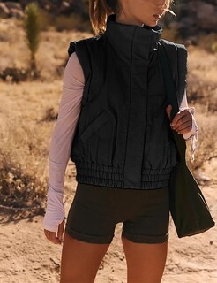 Foto 3 | Foto 3 | Chaleco Acolchado Skikyan Para Mujer Acolchado Con Botones Negro Talla L - Venta Internacional.