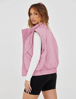 Foto 4 | Foto 4 | Chaleco Acolchado Liviefent Ligero Corto Para Mujer Color Rosa Talla Xs - Venta Internacional.