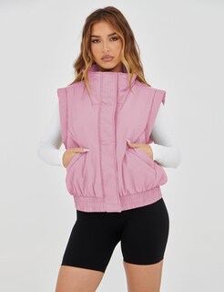 Foto 5 | Foto 5 | Chaleco Acolchado Liviefent Ligero Corto Para Mujer Color Rosa Talla Xs - Venta Internacional.