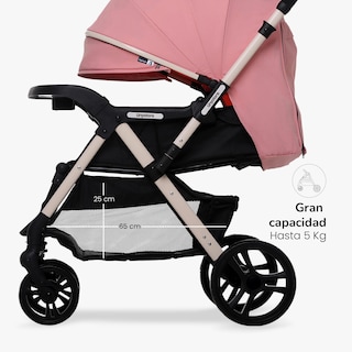 Foto 6 | Foto 6 | Carriola Con Portabebe Unyotons K8 Rosa Reversible