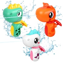 Pistola De Agua Dolanus Paquete De 3 Para Niños De 3 A 12 Años Con Dinosaurio Y Unicornio - Venta Internacional.