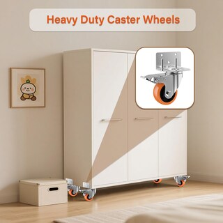 Foto 5 | Foto 5 | Ruedas Caster Ashgoob En Forma De L De 4 Pulgadas Con Freno De 1200 Libras Paquete De 4 - Venta Internacional.