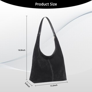 Foto 4 | Foto 4 | Bolso De Gamuza Moulyan Para Mujer Tote Hobo Shoulder Brown - Venta Internacional.