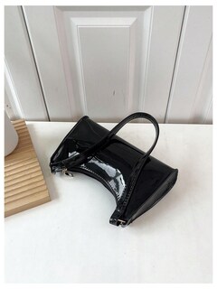 Foto 5 | Foto 5 | Bolso Qwinee De Charol Artificial Para Mujer Color Negro - Venta Internacional.