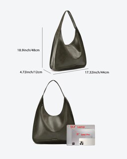 Foto 2 | Foto 2 | Bolso Tipo Hobo Newbella Suave De Piel Sintética Bandolera Verde Tamaño Grande - Venta Internacional.