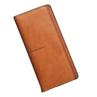 Foto 1 | Foto 1 | Chaqueta De Cuero Rfid De Doble Pliegue Para Mujer - Caqui - Venta Internacional.