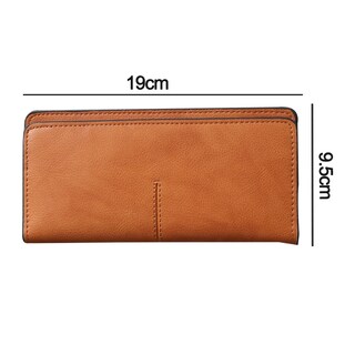 Foto 2 | Foto 2 | Chaqueta De Cuero Rfid De Doble Pliegue Para Mujer - Caqui - Venta Internacional.