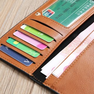 Foto 4 | Foto 4 | Chaqueta De Cuero Rfid De Doble Pliegue Para Mujer - Caqui - Venta Internacional.