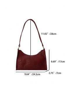 Foto 6 | Foto 6 | Bolso Qwinee De Charol Artificial Rojo Para Mujer - Venta Internacional.