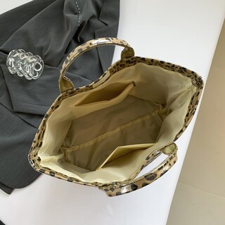 Foto 5 | Foto 5 | Bolsa Bbiqi Con Estampado De Guepardo De Pvc Con Estampado De Leopardo Para Mujer - Venta Internacional.