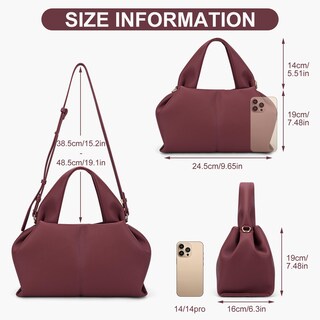 Foto 6 | Foto 6 | Bandolera Juoxeepy Satchel Para Mujer En Forma De Nube - Venta Internacional.
