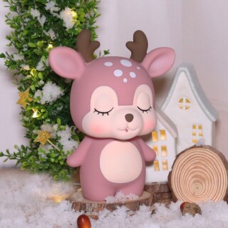 Foto 2 | Foto 2 | Organizador Para Ahorrar Dinero Estilo Piggy Bank Con Dibujos Animados De Ciervos - Venta Internacional.