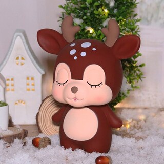 Foto 4 | Foto 4 | Organizador Para Ahorrar Dinero Estilo Piggy Bank Con Dibujos Animados De Ciervos - Venta Internacional.