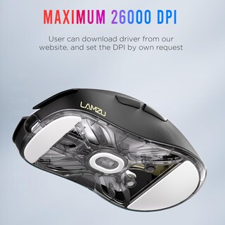 Foto 5 | Foto 5 | Ratón Inalámbrico Para Juegos Lamzu Atlantis Og V2 4k 26000 Dpi - Venta Internacional.