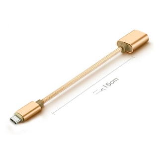 Foto 2 | Foto 2 | Adaptador De Cable Otg Tipo C De 15 Cm Para Ratón Y Teclado Pendrive - Venta Internacional.