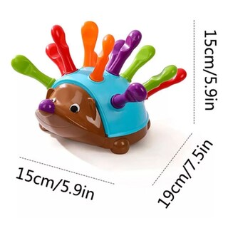 Foto 2 | Foto 2 | Juguete De Encaje Montessori Para Erizos Diseño Fino Con 12 Pinchos - Venta Internacional.