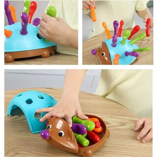Foto 4 | Foto 4 | Juguete De Encaje Montessori Para Erizos Diseño Fino Con 12 Pinchos - Venta Internacional.