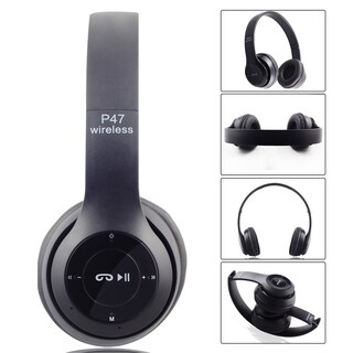 Foto 2 | Foto 2 | Auriculares Inalámbricos Bluetooth P47 Con Radio Mp3 Color Rojo - Venta Internacional.