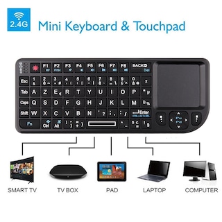 Foto 1 | Foto 1 | Teclado Inalámbrico Rf Mini De 2.4 Ghz Con Retroiluminación - Venta Internacional.