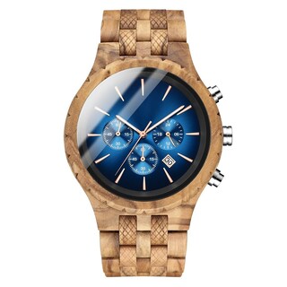 Foto 1 | Foto 1 | Reloj Wastime Cronógrafo De Madera Militar Casual Para Hombre Y Mujer - Venta Internacional.