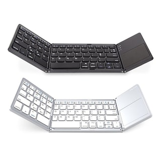 Foto 2 | Foto 2 | Teclado Táctil Plegable De Tres Pliegues Con Panel Táctil Mini Negro/blanco - Venta Internacional.