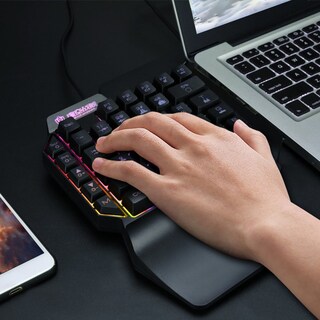 Foto 5 | Foto 5 | Teclado Mecánico Para Juegos Para Zurdos Con Una Sola Mano - Venta Internacional.