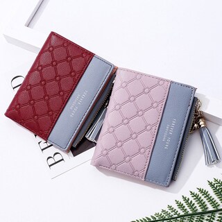 Foto 5 | Foto 5 | Cartera Para Mujer De Piel Sintética Con Cremallera Simple 3 Colores Negro - Venta Internacional.