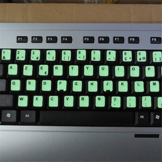 Foto 6 | Foto 6 | Pegatinas De Teclado N+b Luminosas (árabe Ruso Inglés Etc.) - Venta Internacional.