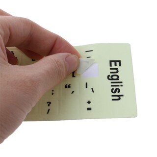 Foto 4 | Foto 4 | Adhesivos Para Teclado N+b Luminosos Árabe Ruso Negro Inglés - Venta Internacional.