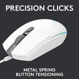 Foto 5 | Foto 5 | Ratón Para Juegos Logitech G G102 Light Sync 8000 Dpi Rgb Blanco - Venta Internacional.