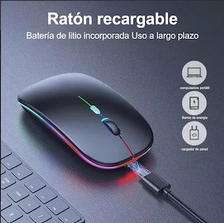 Foto 6 | Foto 6 | Ratón Imice E-1300 Rgb Bluetooth Inalámbrico Recargable - Venta Internacional.