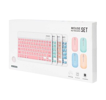 Foto 4 | Foto 4 | Kit De Teclado Y Ratón Para Ipad O Tableta Android Color Rosa - Venta Internacional.