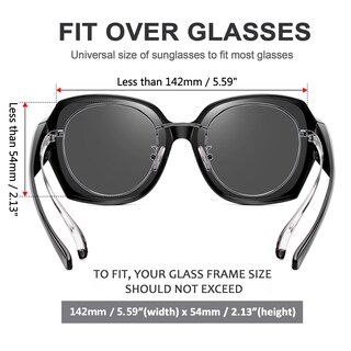 Foto 4 | Foto 4 | Gafas De Sol Paukis Over Glasses Tr90 Negras Polarizadas Uv400 - Venta Internacional.