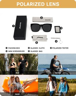 Foto 2 | Foto 2 | Gafas De Sol Fit Over Glasses Meeloog Polarizadas Para Mujer - Venta Internacional.