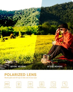 Foto 3 | Foto 3 | Gafas De Sol Fit Over Glasses Meeloog Polarizadas Para Mujer - Venta Internacional.