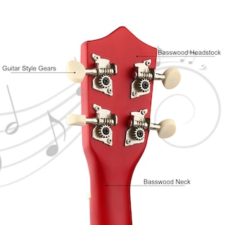 Foto 3 | Foto 3 | Ukelele Soprano Lxs Para Niños Principiantes 21 Cm Con Bolsa De Transporte Y Púas - Venta Internacional.