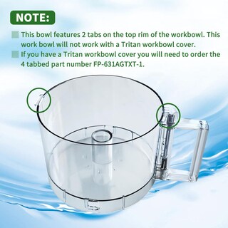 Foto 2 | Foto 2 | Procesador De Alimentos Work Bowl Compatible Con 7 Tazas Cuisinart Dlc-10 - Venta Internacional.