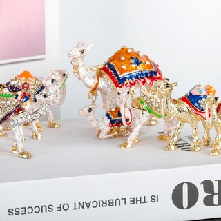 Foto 7 | Foto 7 | Caja De Abalorios Sevenbees Camellos Pintados A Mano Para Madre E Hijo - Venta Internacional.